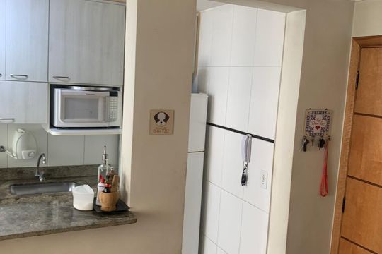 Cozinha de apartamento à venda com 2 quartos, 44m² em Jardim Santa Teresinha, São Paulo