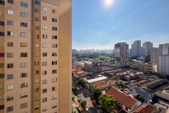 Vista da Sala de apartamento à venda com 2 quartos, 40m² em Cambuci, São Paulo