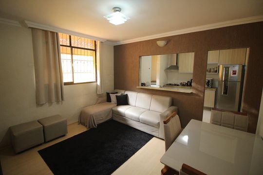 Sala de apartamento à venda com 2 quartos, 53m² em Eldorado, Contagem