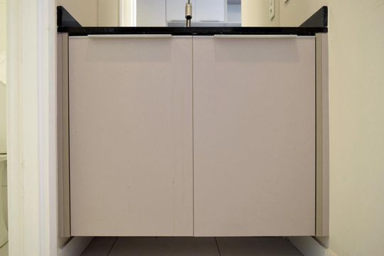 Banheiro de kitnet/studio à venda com 1 quarto, 25m² em Cerqueira César, São Paulo