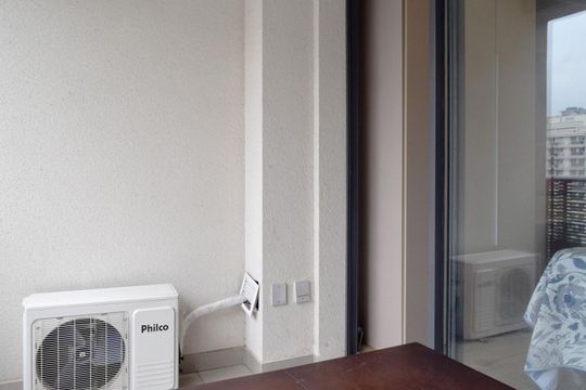 Varanda de kitnet/studio à venda com 1 quarto, 25m² em Cerqueira César, São Paulo