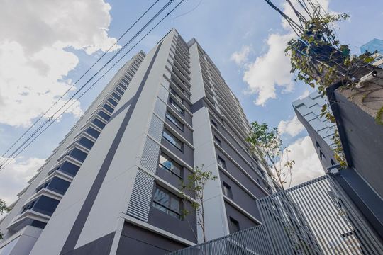 Fachada de kitnet/studio para alugar com 1 quarto, 26m² em Pinheiros, São Paulo