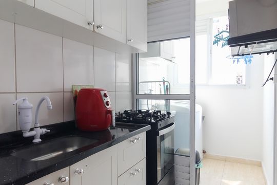 Cozinha de apartamento à venda com 2 quartos, 47m² em Vila Princesa Isabel, São Paulo