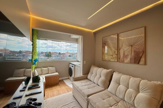 Sala de apartamento à venda com 2 quartos, 37m² em Jardim São Luís, São Paulo