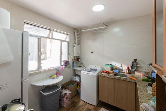 Cozinha e Área de Serviço de apartamento para alugar com 2 quartos, 60m² em Grajaú, Rio de Janeiro