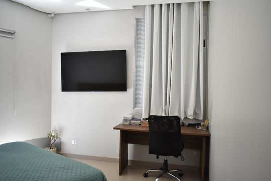 Suíte de apartamento à venda com 2 quartos, 104m² em Mirandópolis, São Paulo