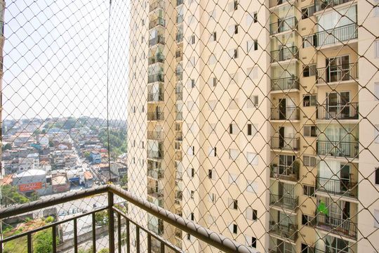 Varanda da Sala de apartamento à venda com 2 quartos, 63m² em Centro, Diadema