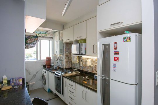 Cozinha de apartamento à venda com 2 quartos, 63m² em Centro, Diadema
