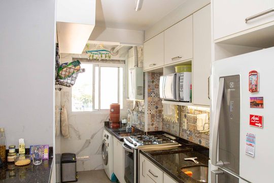 Cozinha de apartamento à venda com 2 quartos, 63m² em Centro, Diadema