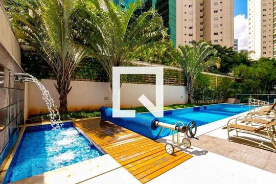 Área comum - Piscina de apartamento para alugar com 1 quarto, 43m² em Vila Olímpia, São Paulo