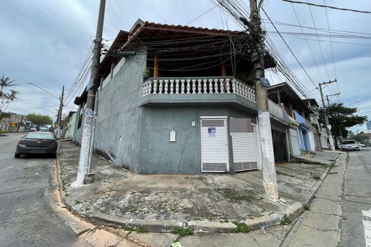 Fachada+Placa  de casa à venda com 3 quartos, 250m² em Itaquera, São Paulo