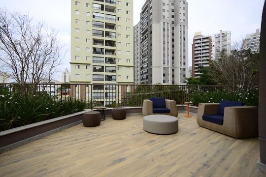 Área comum de kitnet/studio para alugar com 1 quarto, 24m² em Vila Mariana, São Paulo