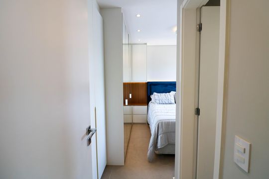 Suíte de apartamento à venda com 2 quartos, 65m² em Jardim Dom Bosco, São Paulo