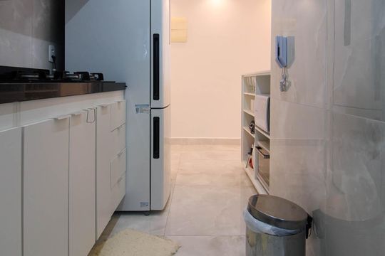 Cozinha de apartamento à venda com 2 quartos, 41m² em Parque Esmeralda, São Paulo
