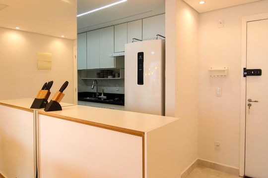 Cozinha de apartamento à venda com 2 quartos, 41m² em Parque Esmeralda, São Paulo