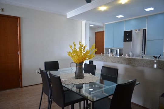 Sala de apartamento à venda com 3 quartos, 102m² em Jardim, Santo André