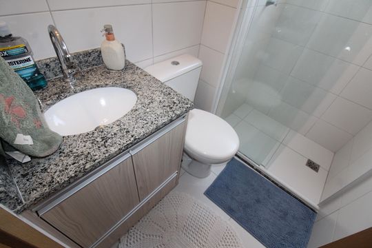 Banheiro de apartamento para alugar com 2 quartos, 70m² em Jardim Vale do Sol, São José dos Campos