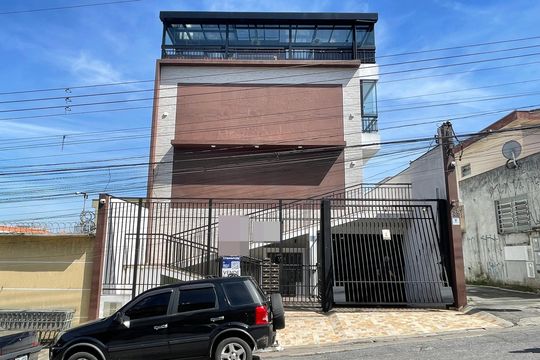 Fachada+Placa de casa de condomínio à venda com 3 quartos, 102m² em Vila Ré, São Paulo