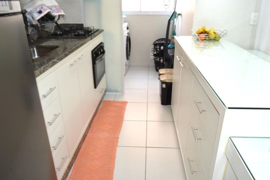 Cozinha de apartamento à venda com 2 quartos, 47m² em Santa Maria, Osasco