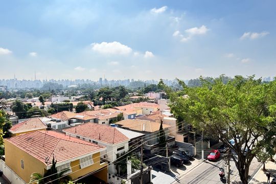 Vista Varanda da Sala de apartamento para alugar com 4 quartos, 212m² em Vila Nova Conceição, São Paulo