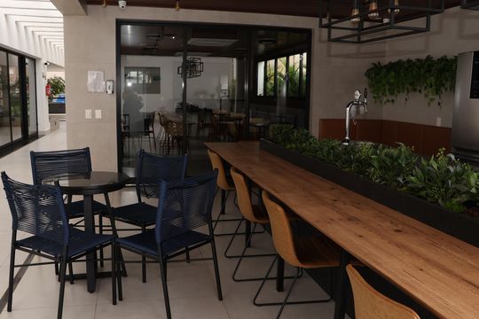 Área comum - Churrasqueira de apartamento para alugar com 2 quartos, 60m² em Setor Marista, Goiânia
