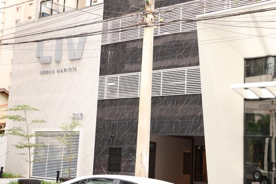Fachada do Prédio de apartamento para alugar com 2 quartos, 60m² em Setor Marista, Goiânia