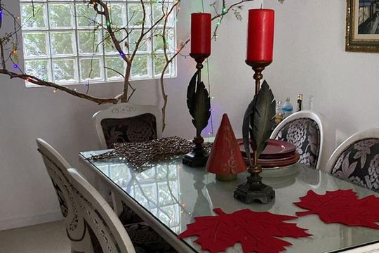Sala de jantar de casa para alugar com 3 quartos, 600m² em Campeche, Florianópolis