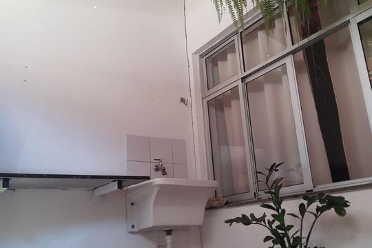 Área de serviço de casa de condomínio à venda com 2 quartos, 70m² em Jardim Riacho das Pedras, Contagem