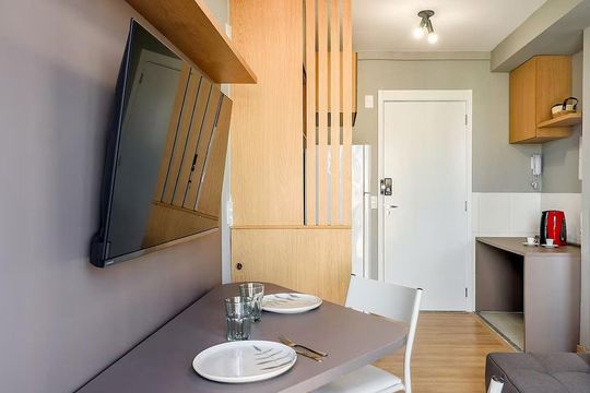 Sala de kitnet/studio à venda com 1 quarto, 32m² em Vila Olímpia, São Paulo