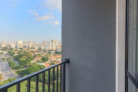 Varanda de kitnet/studio à venda com 1 quarto, 32m² em Vila Olímpia, São Paulo