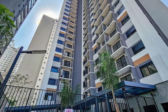 Fachada de kitnet/studio à venda com 1 quarto, 32m² em Vila Olímpia, São Paulo