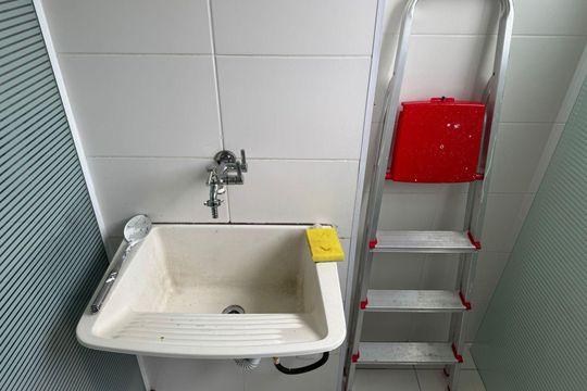 Área de serviço de apartamento para alugar com 2 quartos, 47m² em Jardim Helga, São Paulo
