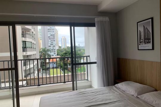 Sala/Quarto de kitnet/studio à venda com 1 quarto, 27m² em Jardim das Acacias, São Paulo