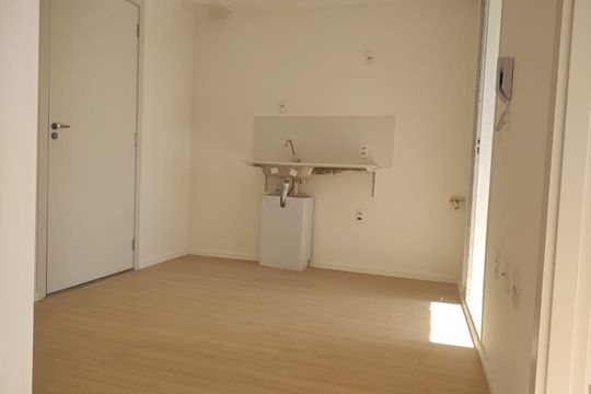 Cozinha de apartamento para alugar com 2 quartos, 28m² em Vila Jaguara, São Paulo