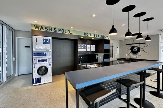 Área comum de apartamento à venda com 2 quartos, 50m² em Brooklin, São Paulo