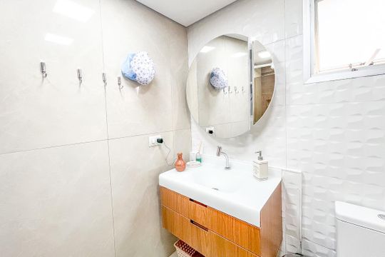 Banheiro de apartamento à venda com 2 quartos, 58m² em Santana, São Paulo