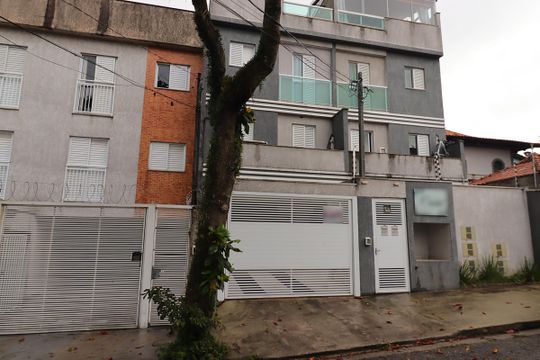 Fachada de apartamento à venda com 2 quartos, 86m² em Vila Linda, Santo André