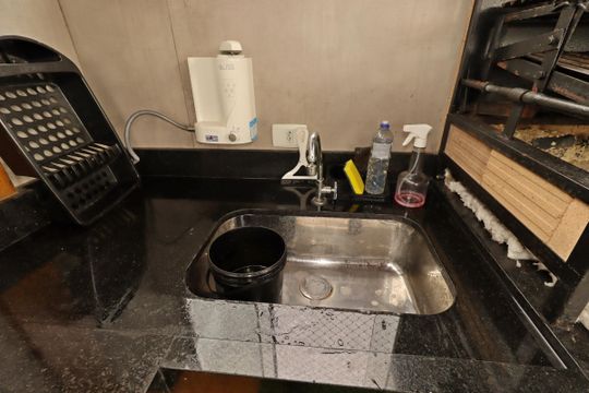 Área Gourmet - Pia de apartamento à venda com 2 quartos, 86m² em Vila Linda, Santo André