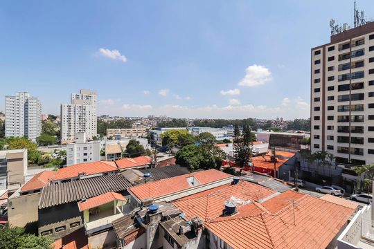 Vista da Varanda de apartamento à venda com 1 quarto, 19m² em Vila Santana, São Paulo