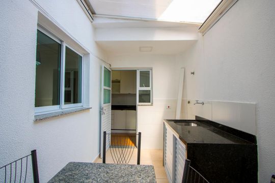 Área de serviço de apartamento para alugar com 2 quartos, 53m² em Vila Guiomar, Santo André