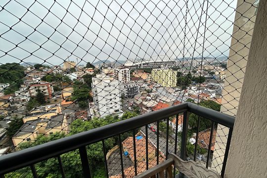 Varanda da Sala de apartamento à venda com 3 quartos, 78m² em Méier, Rio de Janeiro