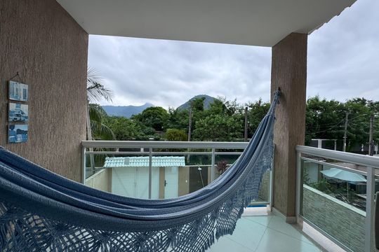 Suíte 4 - Varanda de casa de condomínio à venda com 4 quartos, 180m² em Vargem Pequena, Rio de Janeiro