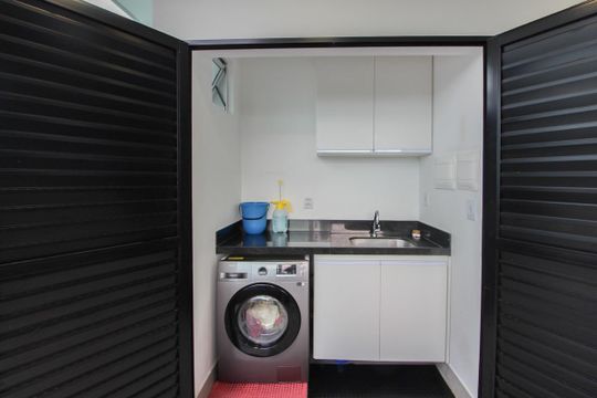 Área de Serviço de apartamento à venda com 3 quartos, 105m² em Santa Branca, Belo Horizonte