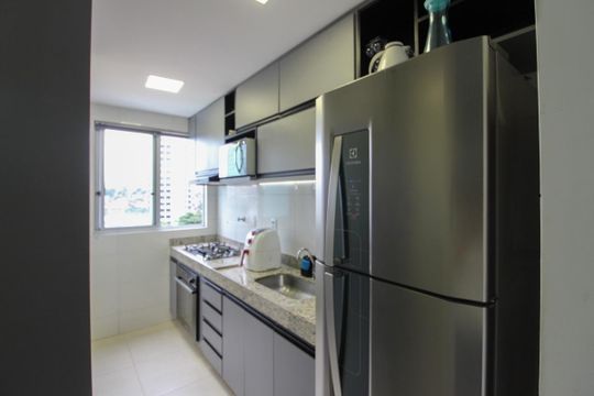 Cozinha de apartamento à venda com 3 quartos, 105m² em Santa Branca, Belo Horizonte