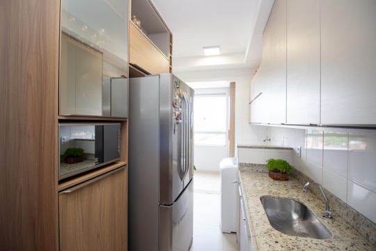 Cozinha e Área de Serviço de apartamento à venda com 2 quartos, 69m² em Alvorada, Contagem