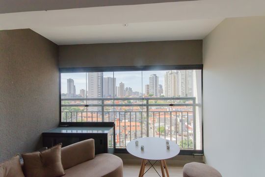 Varanda de kitnet/studio para alugar com 1 quarto, 25m² em Ipiranga, São Paulo