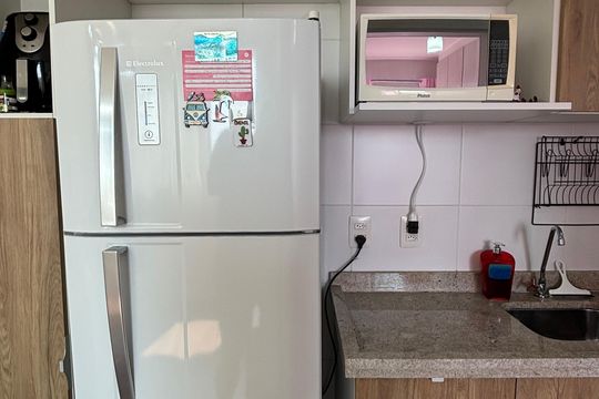 Cozinha de apartamento para alugar com 2 quartos, 35m² em Rp3 (regiões de Planejamento), Santo André