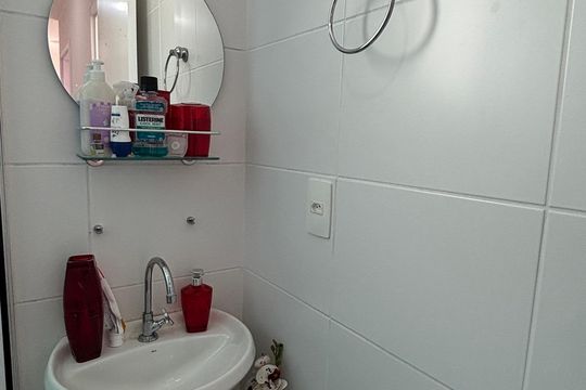 Banheiro de apartamento para alugar com 2 quartos, 35m² em Rp3 (regiões de Planejamento), Santo André
