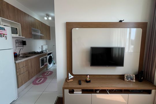 Sala de apartamento para alugar com 2 quartos, 35m² em Rp3 (regiões de Planejamento), Santo André