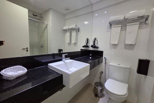 Banheiro de apartamento à venda com 1 quarto, 25m² em Nova Suíça, Belo Horizonte